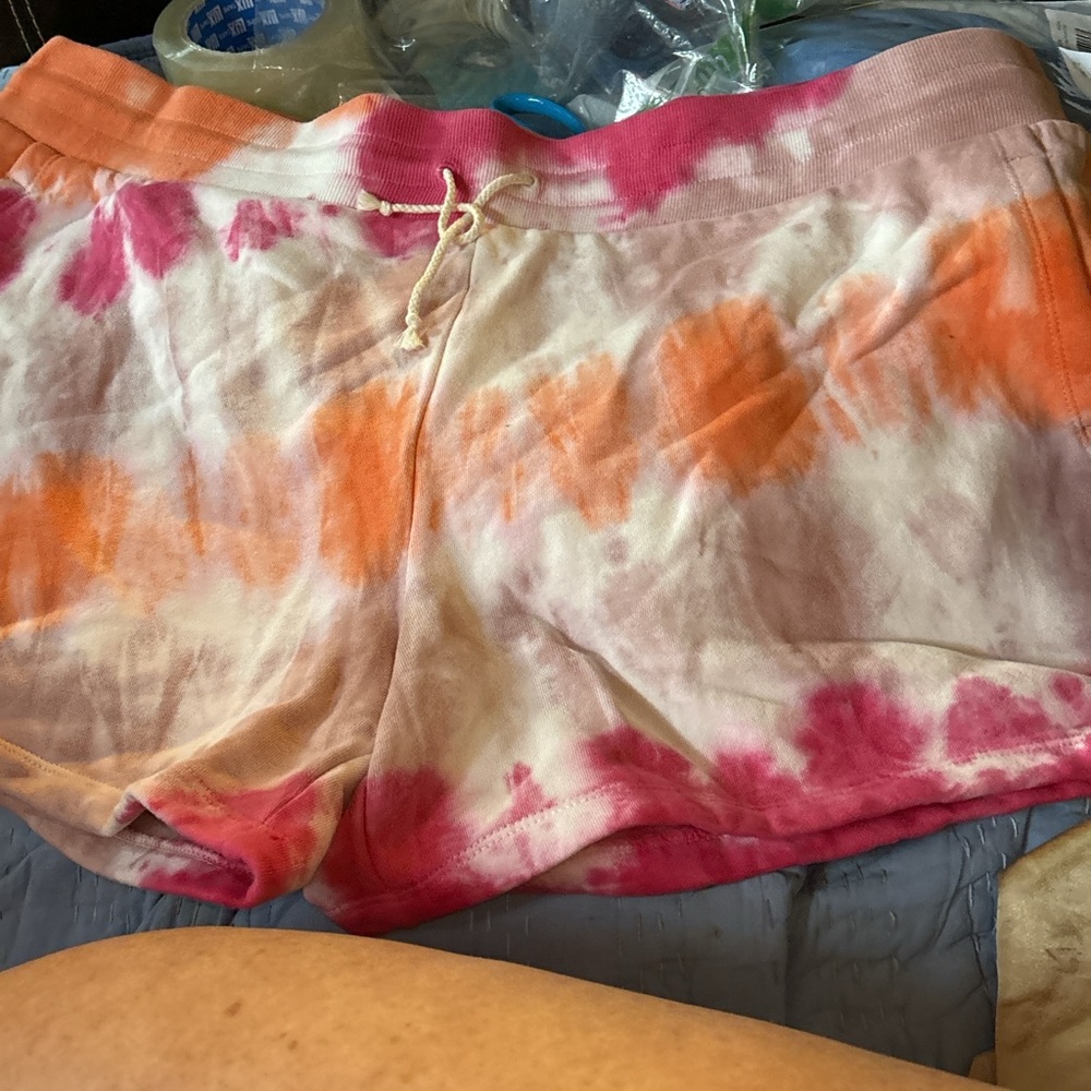 New GoodThreads Women's XXL Drawstring Shorts Heritage Fleece Multi-Color